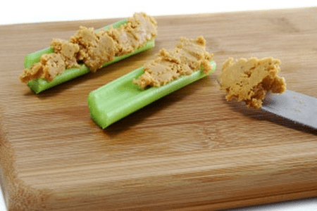 Celery and Nut butter