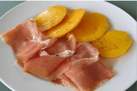 Parma Ham and Mango