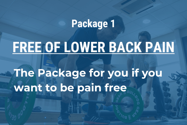 Free of lower back pain