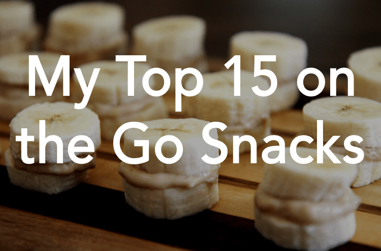 Top 15 on the go snacks